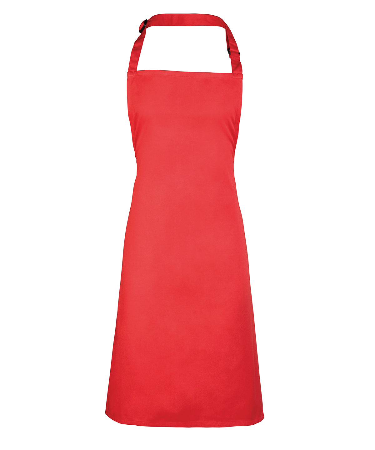 Basic Bib Apron - Strawberry Red